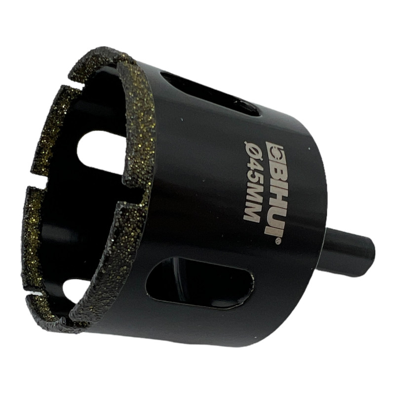Алмазна коронка BIHUI Ceramics PRO 45 мм під дриль (DBW45)