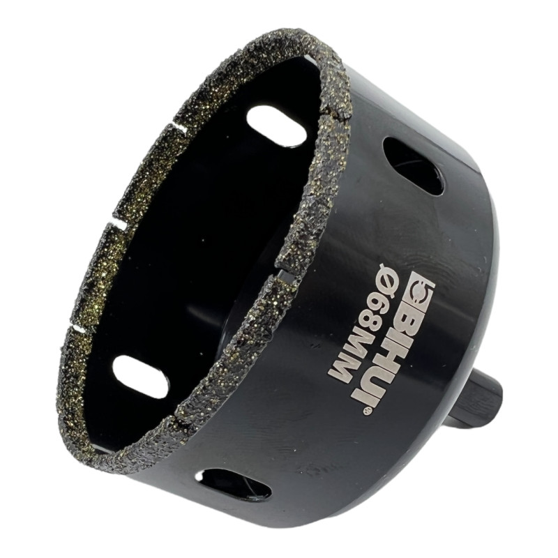 Алмазна коронка BIHUI Ceramics PRO 68 мм під дриль (DBW68)