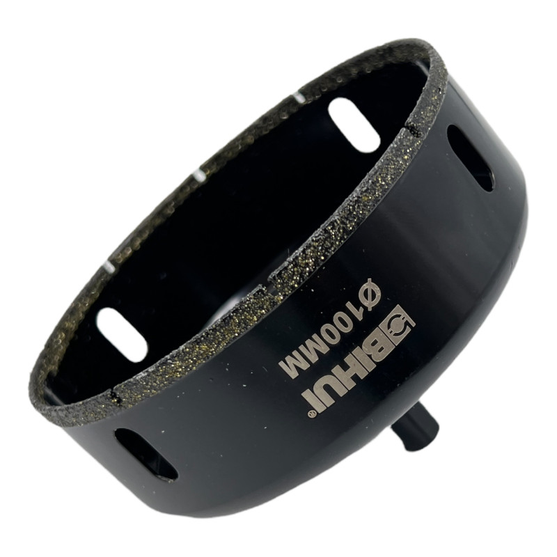 Алмазна коронка BIHUI Ceramics PRO 100 мм під дриль (DBW100)