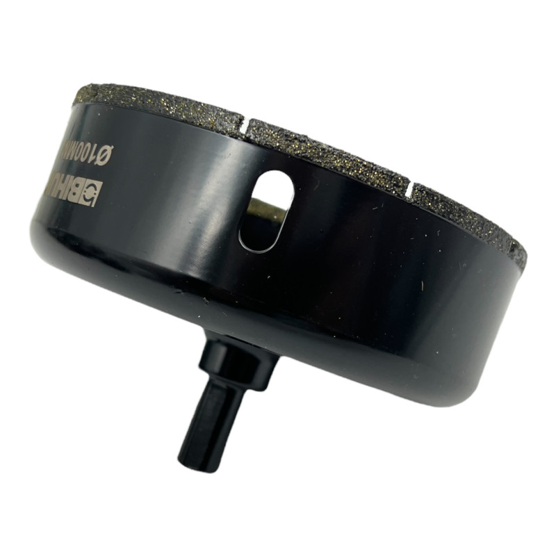 Алмазна коронка BIHUI Ceramics PRO 100 мм під дриль (DBW100)