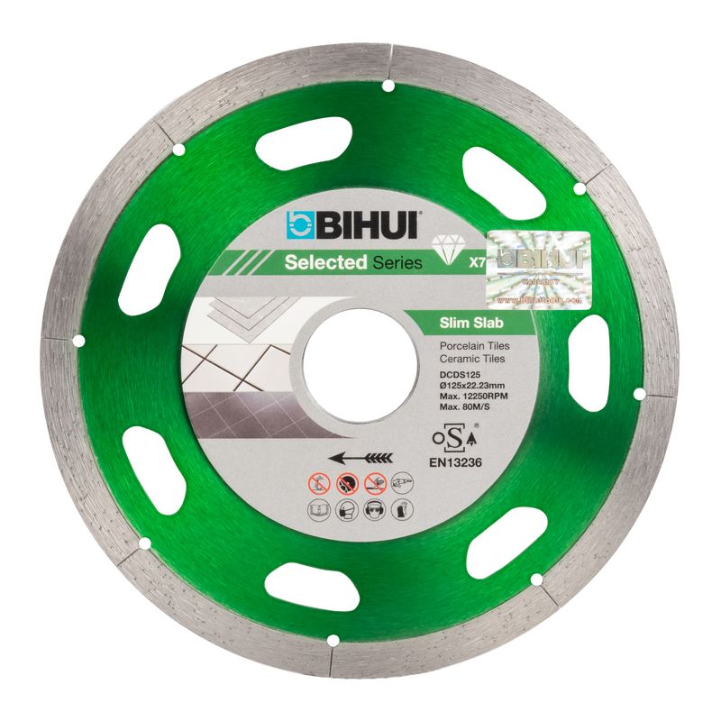 Диск алмазний BIHUI B-SLIM 125 мм для керамограніту та кераміки (DCDS125)