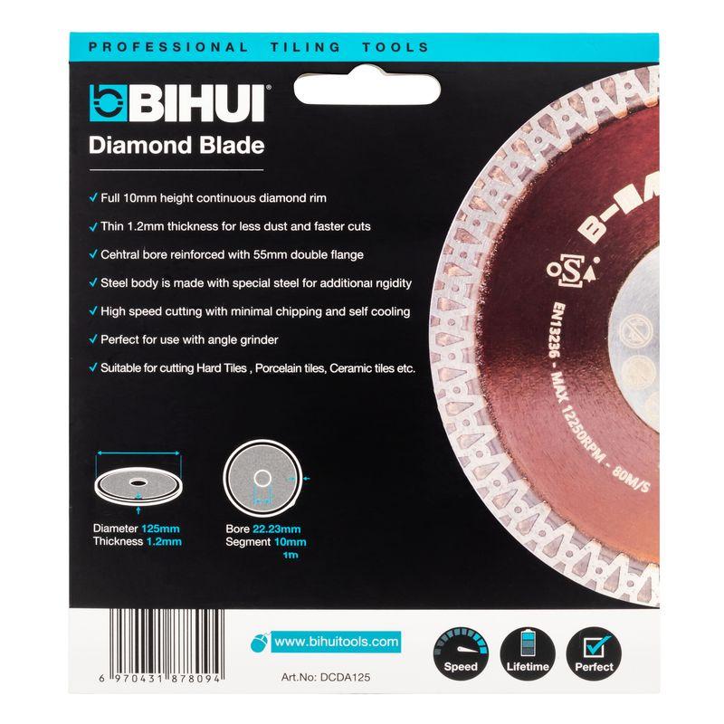Диск алмазний BIHUI B-MASTER 115 мм (DCDA115)