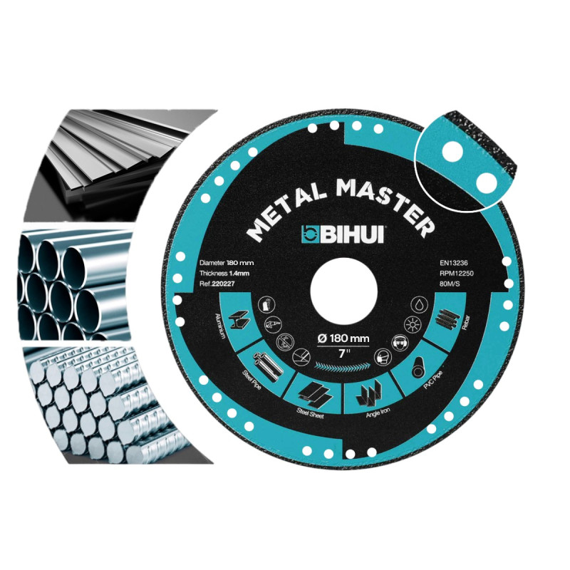 Диск алмазний BIHUI METAL MASTER 180 мм (DSBC180)