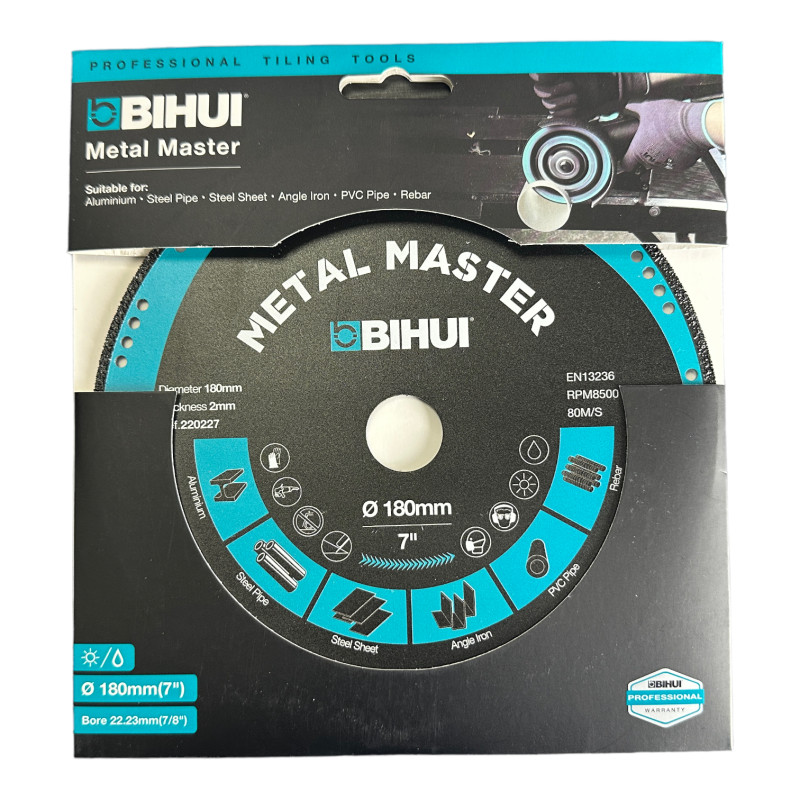 Диск алмазний BIHUI METAL MASTER 180 мм (DSBC180)