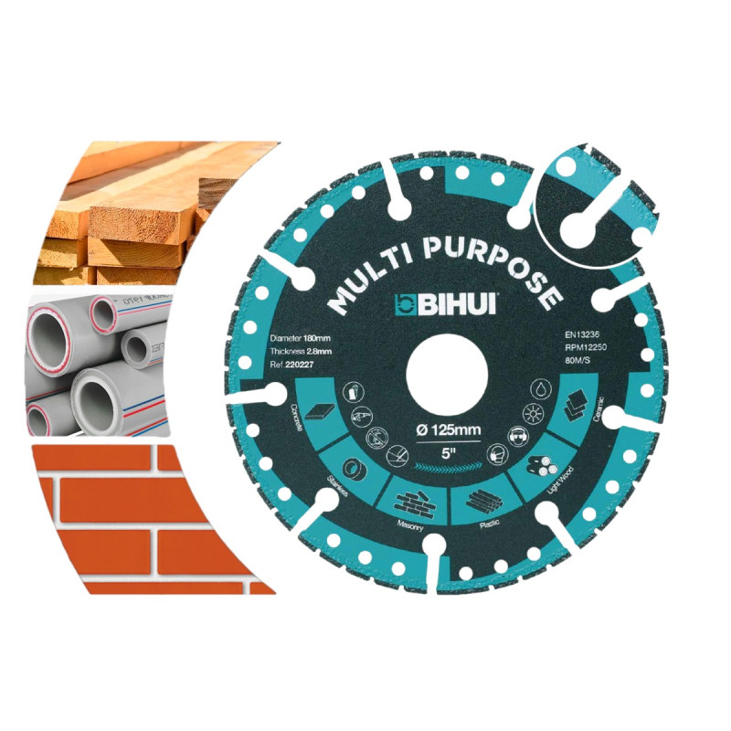 Диск алмазний BIHUI MULTI PURPOSE 125 мм (DSBS125)