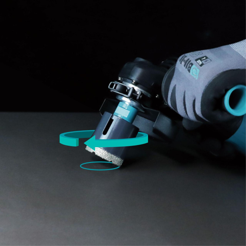 Алмазна коронка BIHUI TURBO 35 мм для сухого
свердління М14 (DBDF35)