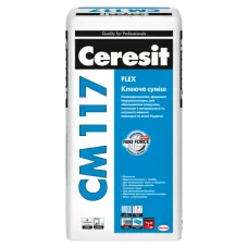 Клей для плитки з каменю Ceresit CM 117 робіт 25 кг F