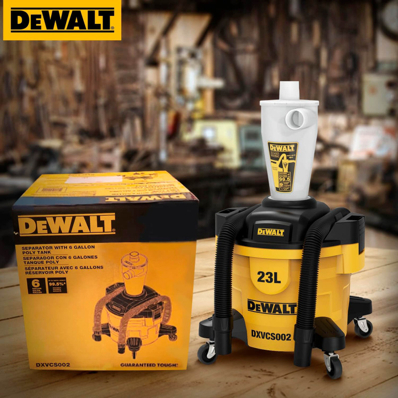 Фільтр-циклон DeWALT для
будівельних пилосмоків, 23 л
(DXVCS002)