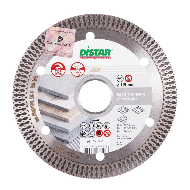 Диск алмазний Distar Multigres 115 мм  (11115494009)