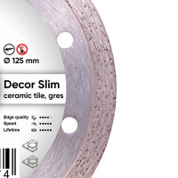 Диск  Distar Decor Slim 125 мм для керамограніта/кераміки (11115427010)