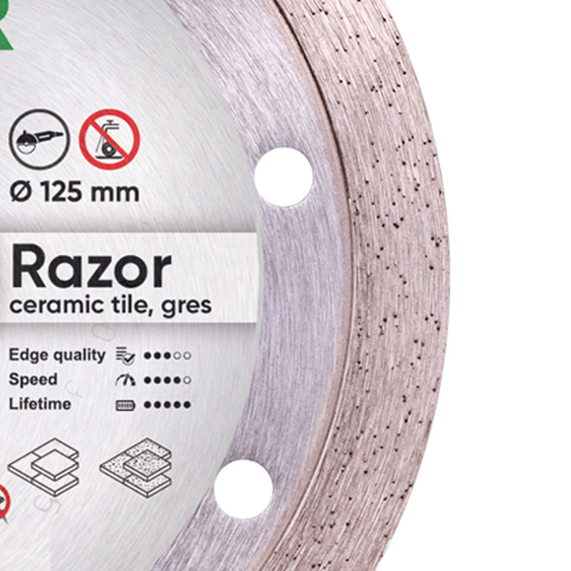 Диск алмазний Distar Razor 125 мм для керамограніта/кераміки (11115062010)