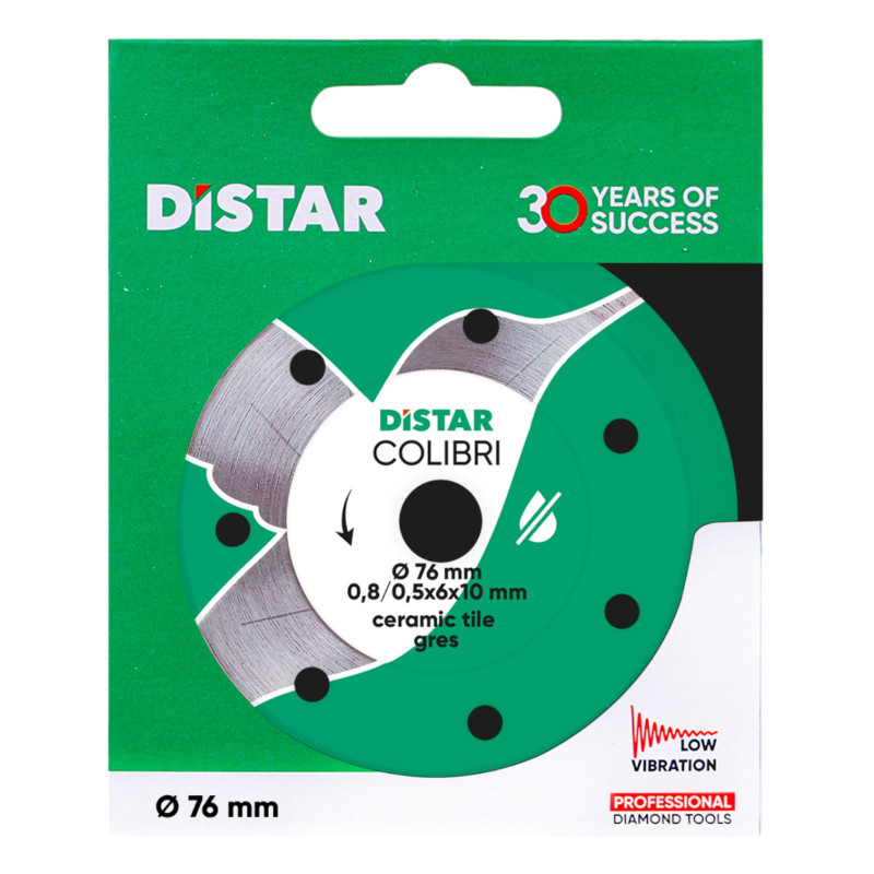 Алмазний диск для кераміки Distar Colibri 76x0,8 (11139053029)