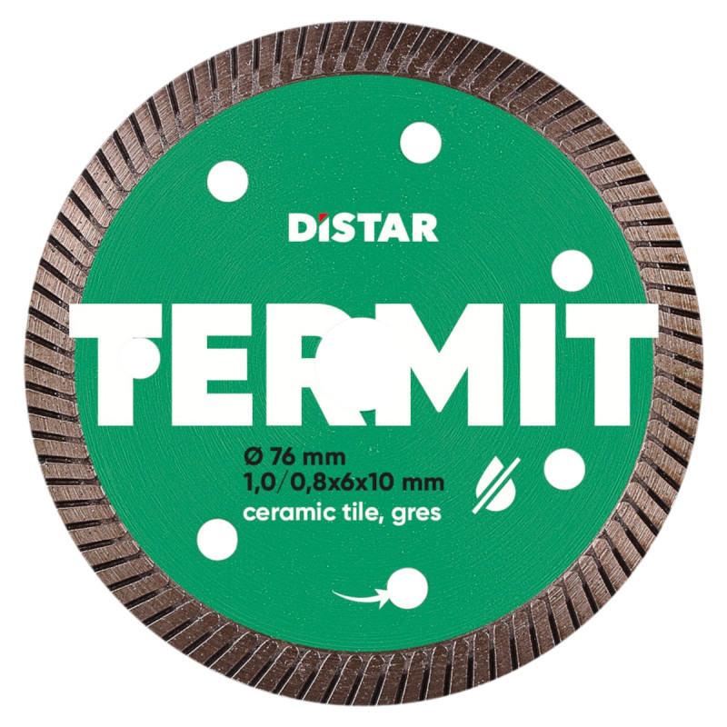 Алмазний диск для керамограніту Distar Termit 76x1,9 (11139053030)