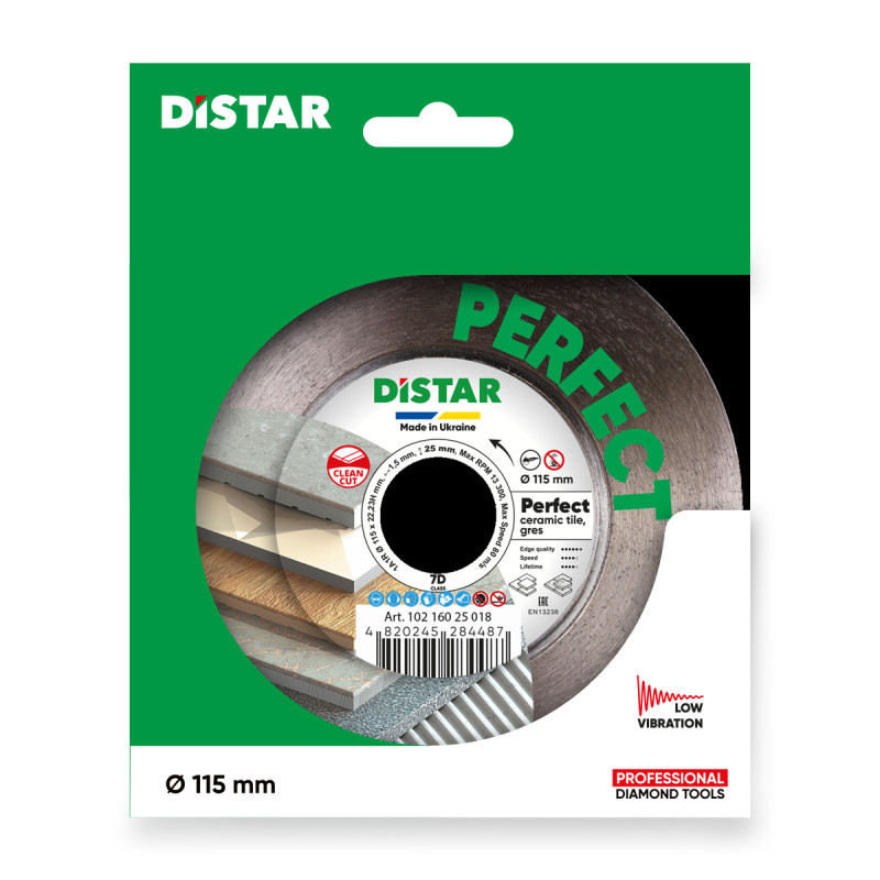 Круг алмазний відрізний 1A1R 115X22,23H Perfect  (10216025018)