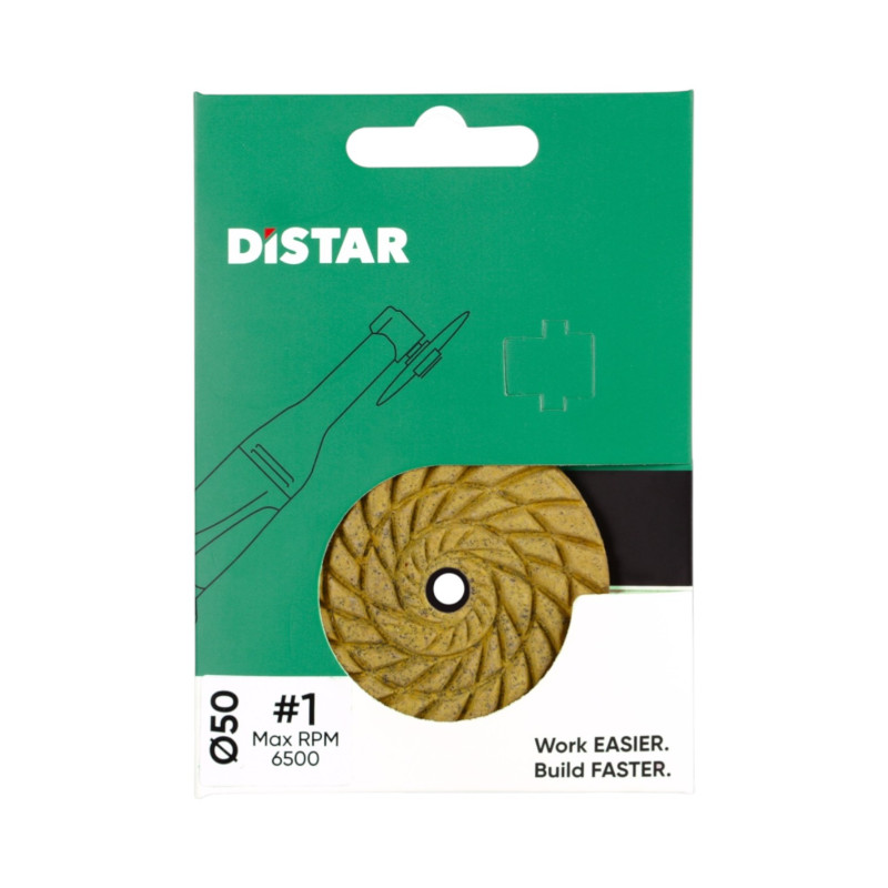 Алмазний гнучкий шліфувальний круг,
Distar COOLPAD 1, 50 мм,
(81419031092)