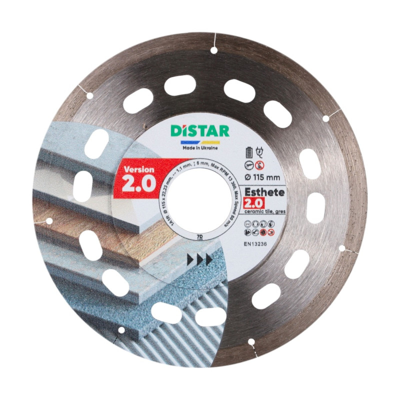 Круг алмазний відрізний Distar 1A1R
115X22,23 ESTHETE 2.0 (10216025019)