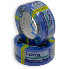 Малярська стрічка (скотч) BLUE
DOLPHIN 48ммх50м (30 днів) (02-3-01)