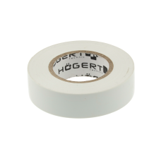 Ізоляційна стрічка HOEGERT з ПВХ,біла (HT1P285)