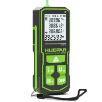 Лазерний далекомір (зелений промінь)на акумуляторі, Huepar S120G-BT зBluetooth (449010)