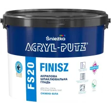Шпаклівка гіпсова для гіпсокартонних швів Sniezka Acryl-Putz MS30 20 кг