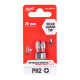 Біта Milwaukee PH2 SHOCKWAVE 25мм, 2 шт. (4932430852)