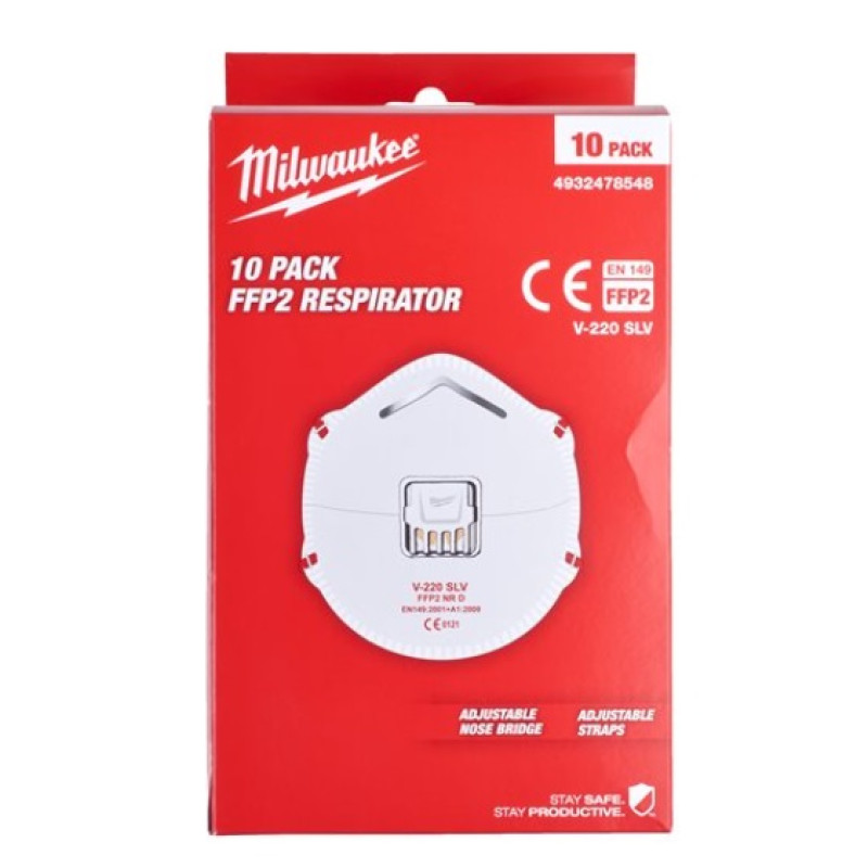 Респіратор MILWAUKEE
FFP2,