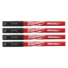 Набір маркерів із надтонким пером
MILWAUKEE Fine Tip InkZAll (чорні), 4
шт (48223164)
