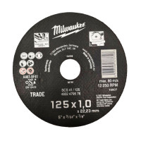Круг відрізний MILWAUKEE SCS по металу 41/125х1 мм (4932479578)