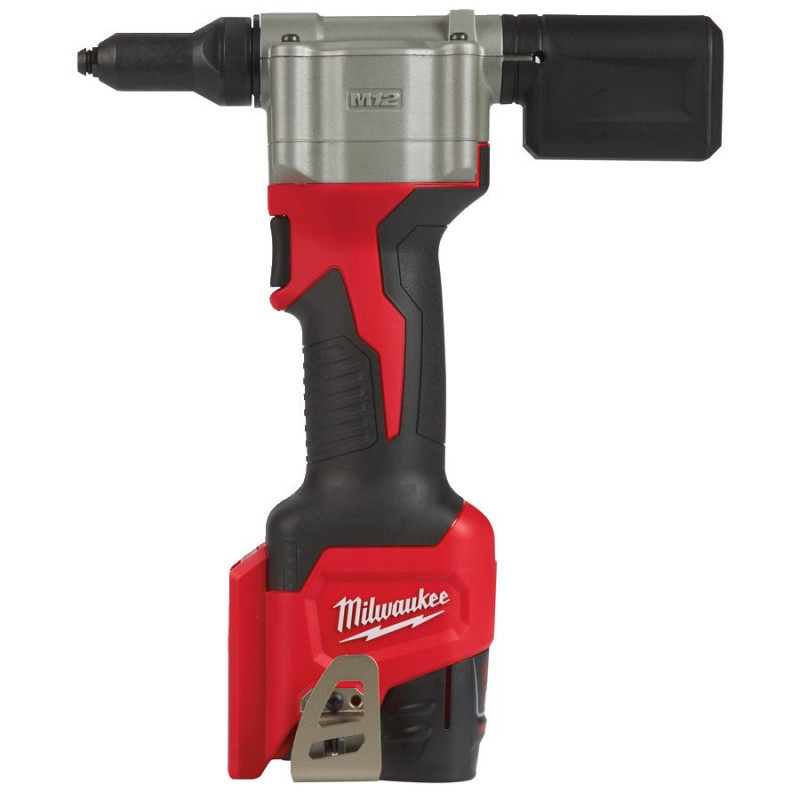 Заклепочник акумуляторний MILWAUKEE M12 BPRT-201X, діаметр 2.4-4.8мм, 1 ак., ЗП, HD кейс (4933464405)
