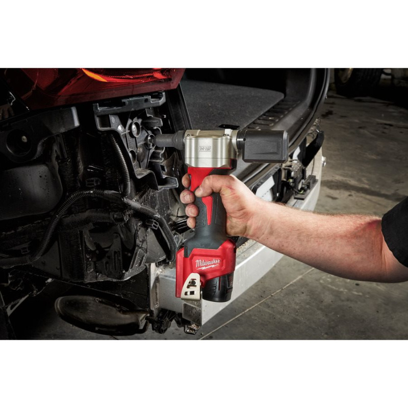 Заклепочник акумуляторний MILWAUKEE M12 BPRT-201X, діаметр 2.4-4.8мм, 1 ак., ЗП, HD кейс (4933464405)