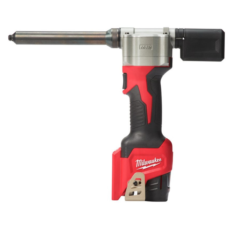 Заклепочник акумуляторний MILWAUKEE M12 BPRT-201X, діаметр 2.4-4.8мм, 1 ак., ЗП, HD кейс (4933464405)
