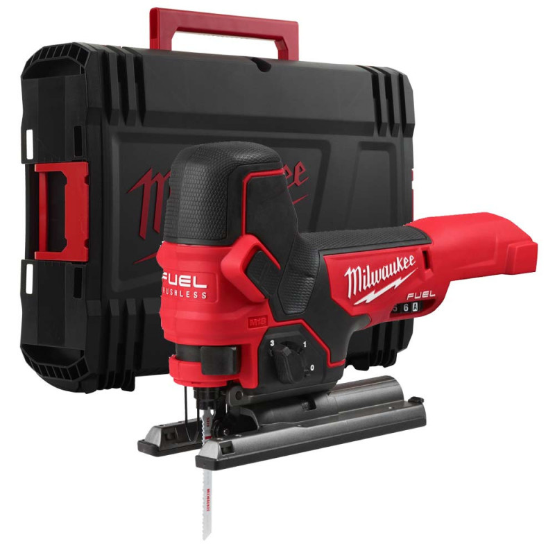 Пила лобзикова акумуляторна безщіткова MILWAUKEE M18 FBJS-0X (каркас+HD кейс) (4933464799)