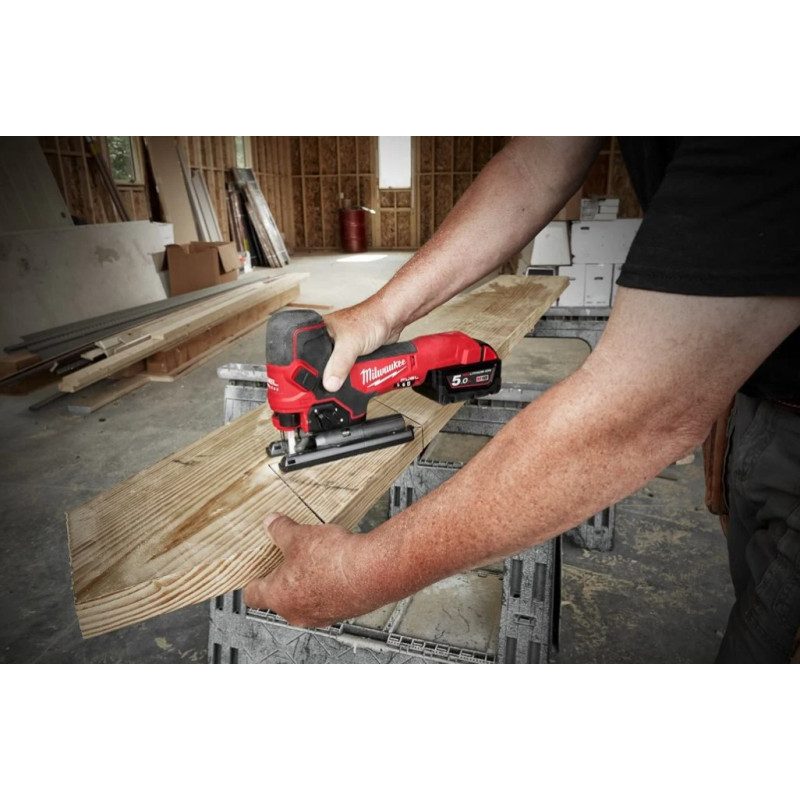Пила лобзикова акумуляторна безщіткова MILWAUKEE M18 FBJS-0X (каркас+HD кейс) (4933464799)
