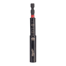 Тримач для біт магнітний ShW 1/4'' Hex MILWAUKEE, 75мм (з висувним фіксатором) (4932500395)
