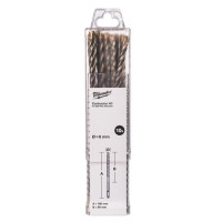 Бур MILWAUKEE SDS-PLUS 4C Contractor, 6х160 мм, 10 шт (4932498870)