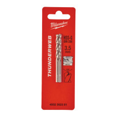 Свердло по металу MILWAUKEE Thunderweb HSS-G DIN338, 3.5х70 мм, 2 шт (4932352351)
