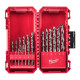 Набір свердел по металу PACKOUT THUNDERWEB HSS-G MILWAUKEE, (19шт), пластиковий кейс (4932493869)
