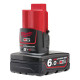 Акумулятор MILWAUKEE M12 B6(12B:6,0 A/год;Li-ion) (4932451395)