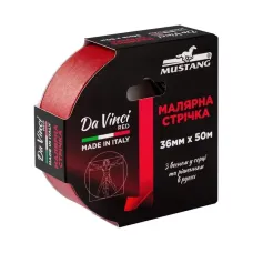 Малярна стрічка MUSTANG DA VINCI RED червона 36мм*50м