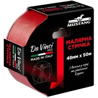 Малярна стрічка MUSTANG DA VINCI RED червона 48мм*50м