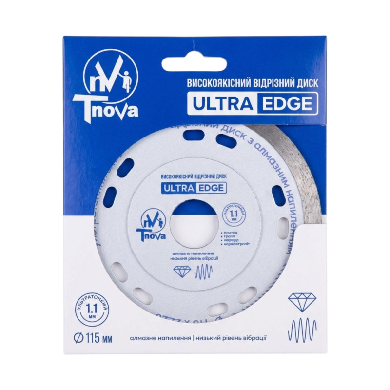 Диск алмазний, відрізний, T-Nova
ULTRA EDGE 115x1,1 (60456725)