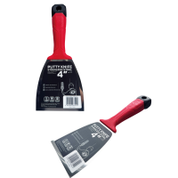 Однокомпонентний шпатель Olejnik Plastic Handle, 100 мм, загартована нержавіюча сталь, ергономічна форма (124010-1K)