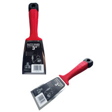 Однокомпонентний шпатель Olejnik Plastic Handle, 80 мм, загартована нержавіюча сталь, ергономічна форма (124080-1K)