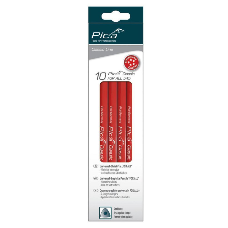 Олівець столярний Pica Classic 540, Carpenter Pencil, 2H (540/24-10)