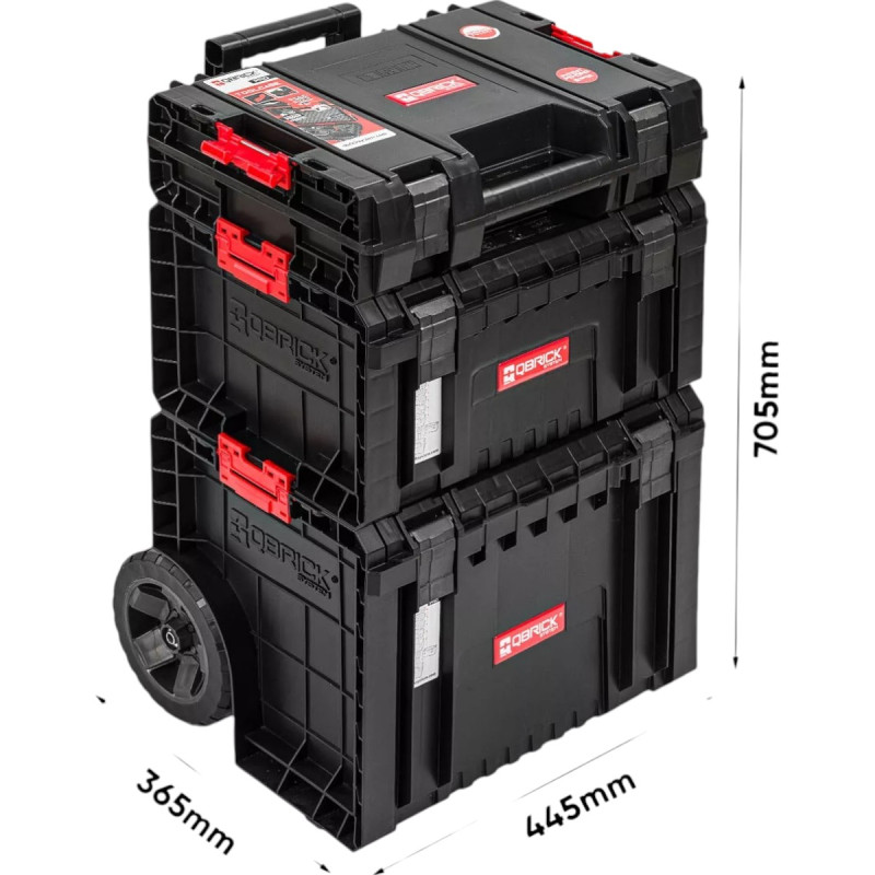 Набір ящиків QBRICK SYSTEM PRO SET 1 450x390x705 (Z254935PG003)