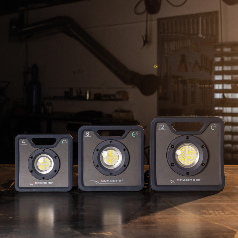 Прожектор переносний SCANGRIP 12 000 lumen NOVA 12  з Bluetooth керуванням) (03.6206)