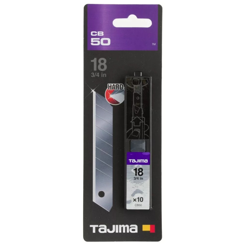 Змінні леза 18 мм/DORA Cutter Blades 18mm TAJIMA 10шт/уп (CB50)