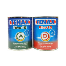 Епоксидний клей Tenax RIVO 15 (A+B) Nero (чорний), 1+1 л (04481)