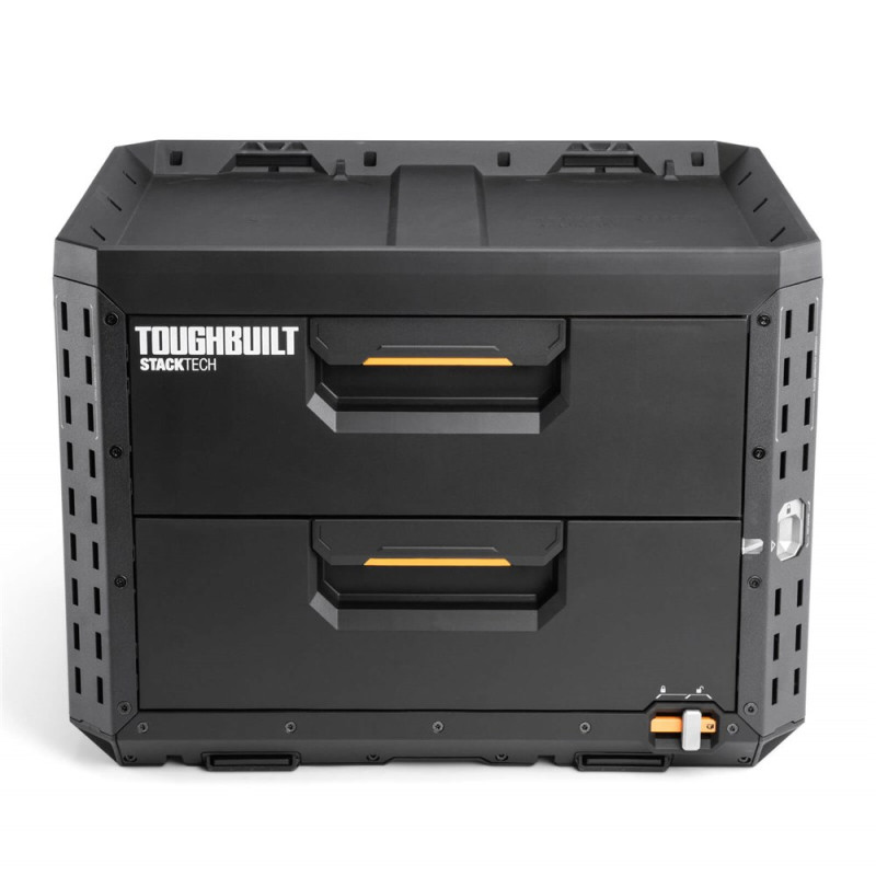 Скринька для інструментів ToughBuilt StackTech Drawer Locking Box з 2-ма висувними ящиком (TB-B1-D-72)