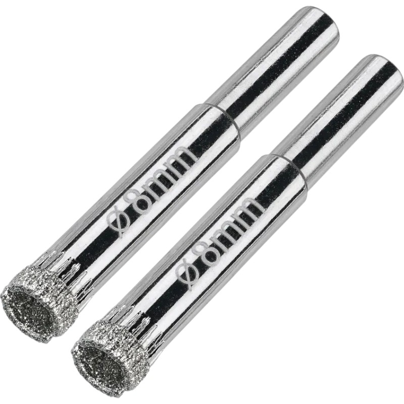 Коронка алмазна гальванічна VICTORYTOOL 8мм (2шт в уп) (V008-2)